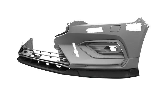 CSR Frontspoiler | Cup-Spoilerlippe mit ABE für Volvo S60 (3. Gen) / V60 (2. Gen) CSL830-G Glossy schwarz Hochglanz (keine Lackierung erforderlich)