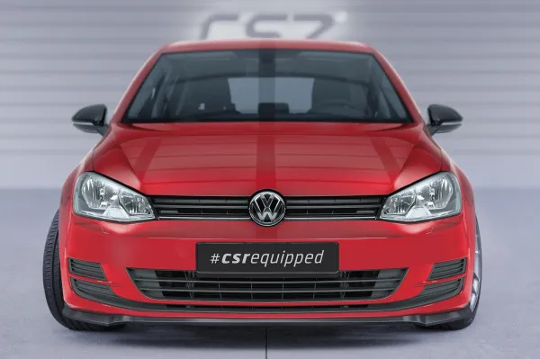 CSR Frontspoiler | Cup-Spoilerlippe mit ABE für VW Golf 7 CSL500-L Lackierung erforderlich (unlackiert)