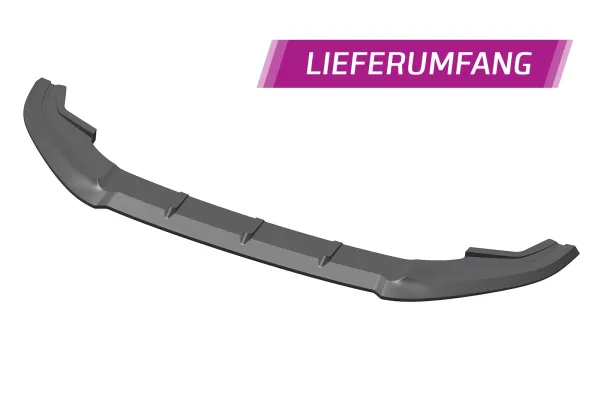 CSR Frontspoiler | Cup-Spoilerlippe mit ABE für VW Golf 7 GTI / GTD CSL338-M Carbon Look matt strukturiert (keine Lackierung erforderlich)