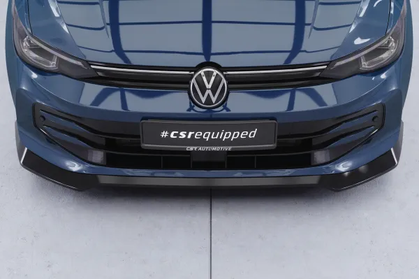 CSR Frontspoiler | Cup-Spoilerlippe mit ABE für VW Golf 8 CSL940-M Carbon Look matt strukturiert (keine Lackierung erforderlich)