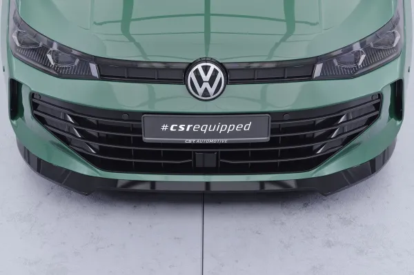CSR Frontspoiler | Cup-Spoilerlippe mit ABE für VW Passat B9 Variant CSL921-S Strukturiert schwarz matt (keine Lackierung erforderlich)