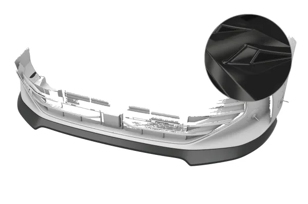 CSR Frontspoiler | Cup-Spoilerlippe mit ABE für VW Passat B9 Variant CSL921-G Glossy schwarz Hochglanz (keine Lackierung erforderlich)