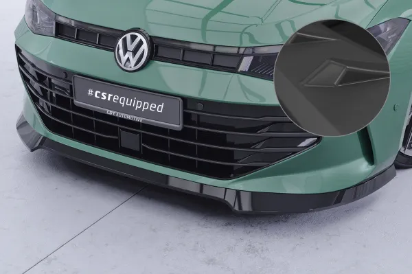 CSR Frontspoiler | Cup-Spoilerlippe mit ABE für VW Passat B9 Variant CSL921-L Lackierung erforderlich (unlackiert)
