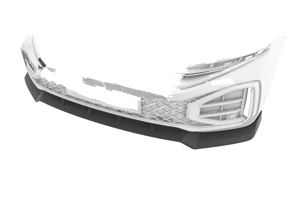 CSR Frontspoiler | Cup-Spoilerlippe mit ABE für VW Touareg 3 (Typ CR) CSL974-S Strukturiert schwarz matt (keine Lackierung erforderlich)