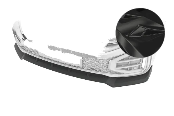 CSR Frontspoiler | Cup-Spoilerlippe mit ABE für VW Touareg 3 (Typ CR) CSL974-G Glossy schwarz Hochglanz (keine Lackierung erforderlich)