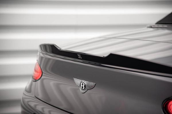 Maxton Design 3D Spoiler CAP für Bentley Continental Convertible GT Mk3 schwarz Hochglanz