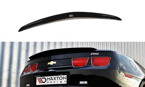 Maxton Design Spoiler CAP für Chevrolet Camaro SS Mk5 schwarz Hochglanz