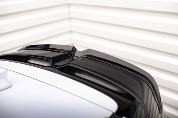 Maxton Design Spoiler CAP für Hyundai Kona N Mk1 schwarz Hochglanz