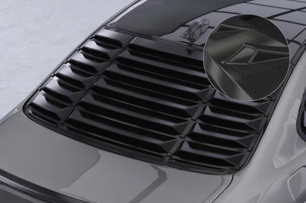 CSR Heckscheibenblende für BMW 3er E92 Coupe HSB138-C Carbon Look glänzend (keine Lackierung erforderlich)