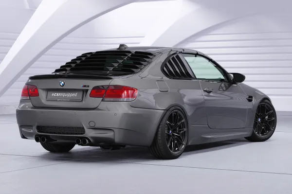 CSR Heckscheibenblende für BMW 3er E92 Coupe HSB138-G Glossy schwarz glänzend (keine Lackierung erforderlich)