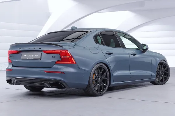 CSR Heckscheibenblende für Volvo S60 (3.Gen) Limousine HSB146-S schwarz matt strukturiert (keine Lackierung erforderlich)