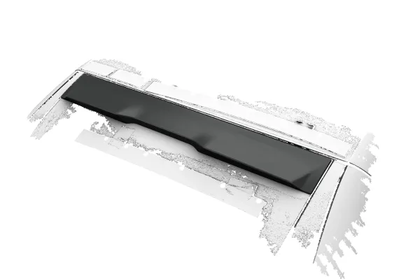 CSR Heckscheibenblende mit ABE für Mercedes-Benz SLK / SLC (R172) Roadster HSB124-L Lackierung erforderlich (unlackiert)