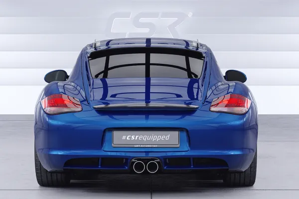 CSR Heckscheibenblende mit ABE für Porsche Cayman 987C HSB102-L Lackierung erforderlich (unlackiert)