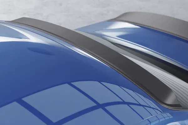 CSR Heckscheibenblend mit ABE für BMW 3er E36 Coupe HSB091-L schwarz matt (Lackierung erforderlich)