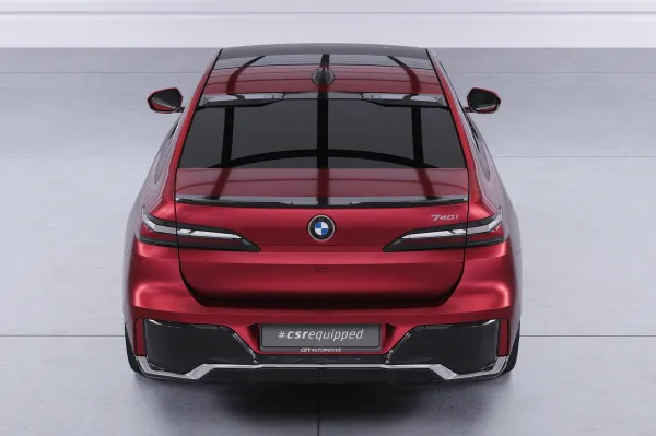 CSR Heckscheibenblend mit ABE für BMW 7er / i7 G70 Limousine HSB121-S schwarz matt strukturiert (keine Lackierung erforderlich)