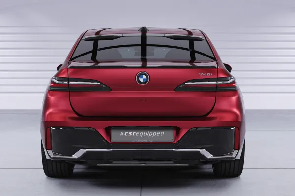 CSR Heckscheibenblend mit ABE für BMW 7er / i7 G70 Limousine HSB121-S schwarz matt strukturiert (keine Lackierung erforderlich)