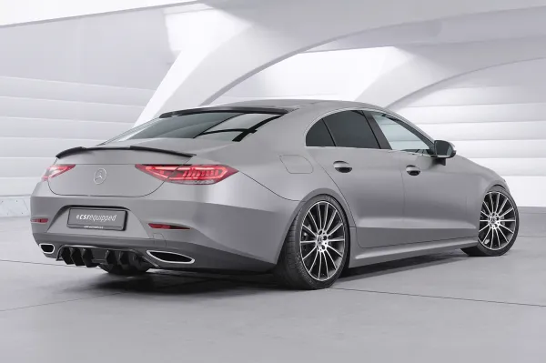CSR Heckscheibenblend mit ABE für Mercedes-Benz CLS (C257) HSB094-C Carbon Look Hochglanz (keine Lackierung erforderlich)