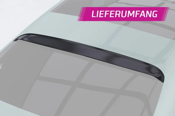 CSR Heckscheibenblend mit ABE für Mercedes Benz E-Klasse W214 Limousine HSB130-G Glossy schwarz Hochglanz (keine Lackierung erforderlich)