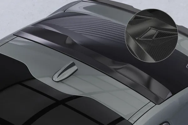 CSR Heckscheibenblend mit ABE für Polestar 2 HSB117-C Carbon Look Hochglanz (keine Lackierung erforderlich)