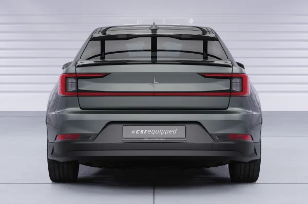 CSR Heckscheibenblend mit ABE für Polestar 2 HSB117-G Glossy schwarz Hochglanz (keine Lackierung erforderlich)