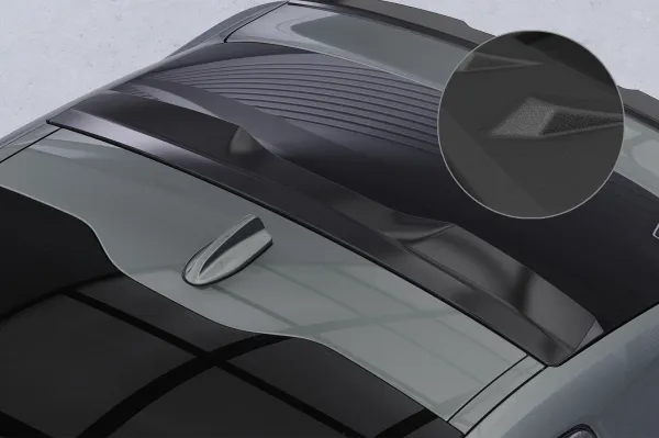 CSR Heckscheibenblend mit ABE für Polestar 2 HSB117-S schwarz matt strukturiert (keine Lackierung erforderlich)