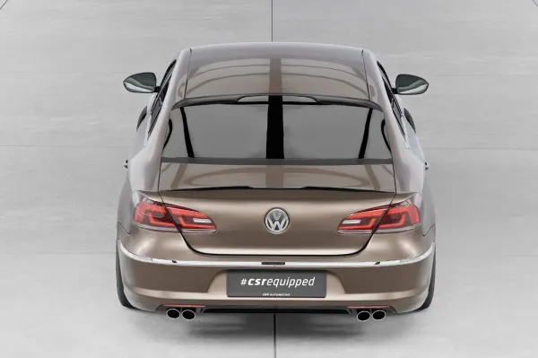 CSR Heckscheibenblend mit ABE für VW Passat CC / CC HSB084-G Glossy schwarz Hochglanz (keine Lackierung erforderlich)