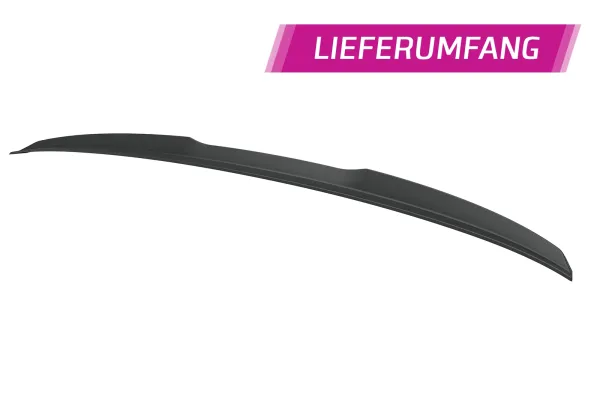CSR Heckspoiler | Heckflügel mit ABE für Audi A3 8V Limousine HF302-C Carbon Look Hochglanz (keine Lackierung erforderlich)