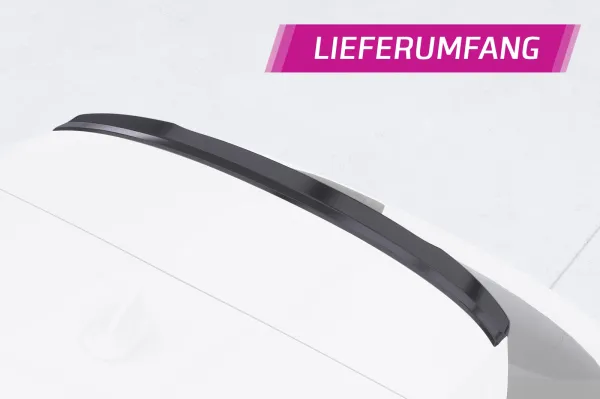 CSR Heckspoiler | Heckflügel mit ABE für Audi A3 (8Y) Sportback HF240-L schwarz matt (Lackierung erforderlich)