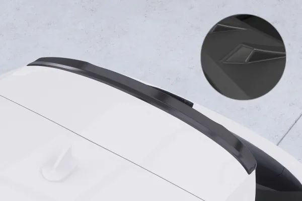 CSR Heckspoiler | Heckflügel mit ABE für Audi A3 (8Y) Sportback HF240-L schwarz matt (Lackierung erforderlich)