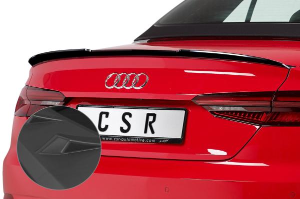 CSR Heckspoiler | Heckflügel mit ABE für Audi A5 F5 Cabrio HF628-L Lackierung erforderlich (unlackiert)