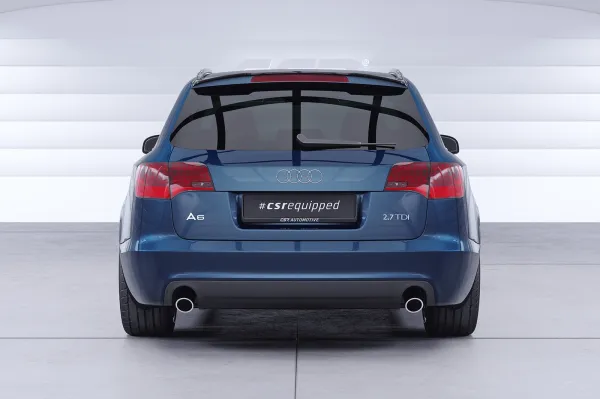 CSR Heckspoiler | Heckflügel mit ABE für Audi A6 C6 Typ 4F Avant HF697-L Lackierung erforderlich (unlackiert)