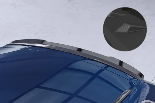 CSR Heckspoiler | Heckflügel mit ABE für Audi A6 C6 Typ 4F Avant HF697-S Strukturiert schwarz matt (keine Lackierung erforderlich)