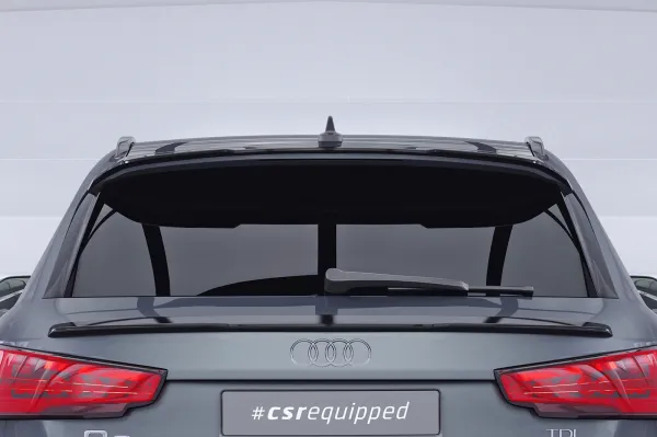 CSR Heckspoiler | Heckflügel mit ABE für Audi Q3 (8U) HF094-M Carbon Look matt strukturiert (keine Lackierung erforderlich)