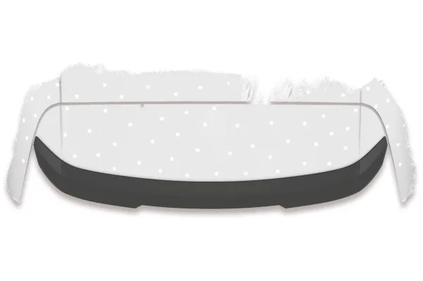 CSR Heckspoiler | Heckflügel mit ABE für Audi Q3 (8U) HF661-L Lackierung erforderlich (unlackiert)