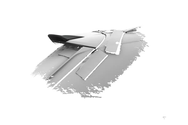 CSR Heckspoiler | Heckflügel mit ABE für Audi Q7 (4M) HF271-S Strukturiert schwarz matt (keine Lackierung erforderlich)