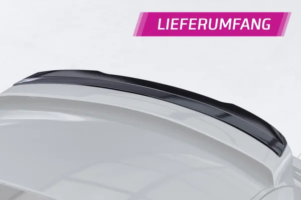 CSR Heckspoiler | Heckflügel mit ABE für Audi S1 (8X) Sportback HF100-C Carbon Look Hochglanz (keine Lackierung erforderlich)