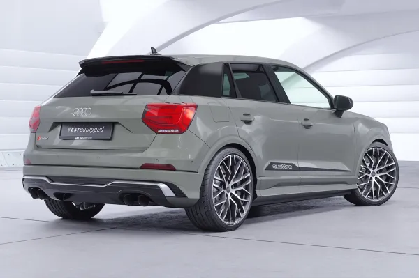 CSR Heckspoiler | Heckflügel mit ABE für Audi SQ2 (GA) HF127-S Strukturiert schwarz matt (keine Lackierung erforderlich)