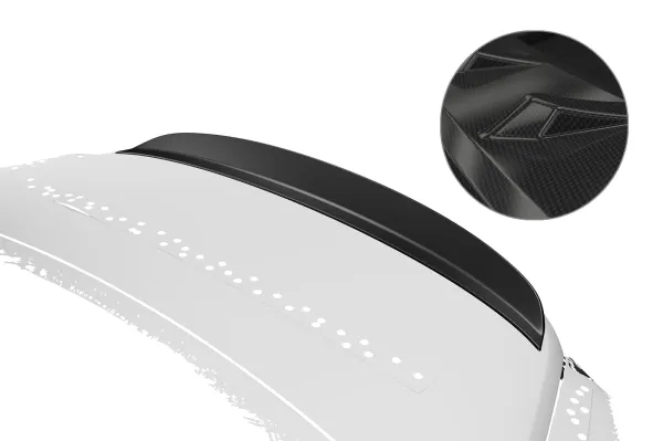 CSR Heckspoiler | Heckflügel mit ABE für Bentley Continental (2.Gen) HF334-C Carbon Look Hochglanz (keine Lackierung erforderlich)