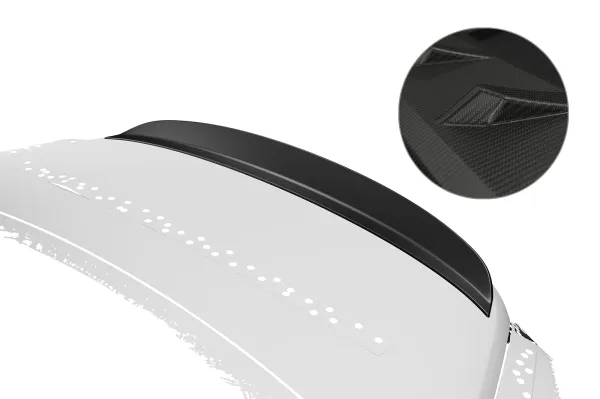 CSR Heckspoiler | Heckflügel mit ABE für Bentley Continental (2.Gen) HF334-M Carbon Look matt strukturiert (keine Lackierung erforderlich)