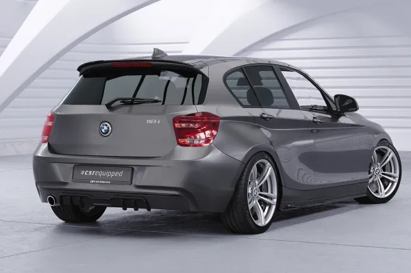 CSR Heckspoiler | Heckflügel mit ABE für BMW 1er F20/F21 HF630-L schwarz matt (Lackierung erforderlich)
