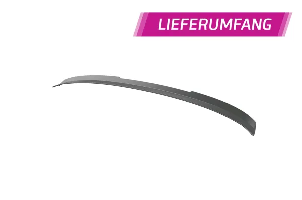 CSR Heckspoiler | Heckflügel mit ABE für BMW 1er F20/F21 HF630-L schwarz matt (Lackierung erforderlich)