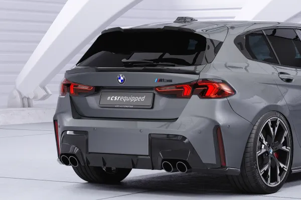 CSR Heckspoiler | Heckflügel mit ABE für BMW 1er F70 HF273-G Glossy schwarz Hochglanz (keine Lackierung erforderlich)