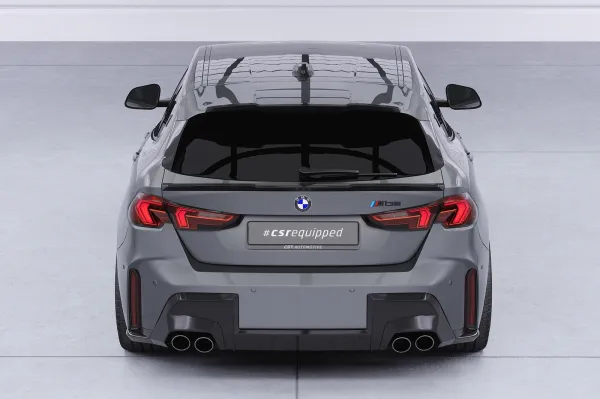 CSR Heckspoiler | Heckflügel mit ABE für BMW 1er F70 HF273-G Glossy schwarz Hochglanz (keine Lackierung erforderlich)