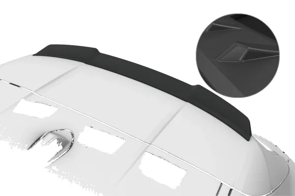 CSR Heckspoiler | Heckflügel mit ABE für BMW 1er F70 M-Paket HF274-L schwarz matt (Lackierung erforderlich)