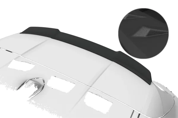 CSR Heckspoiler | Heckflügel mit ABE für BMW 1er F70 M-Paket HF274-S schwarz matt strukturiert (keine Lackierung erforderlich)