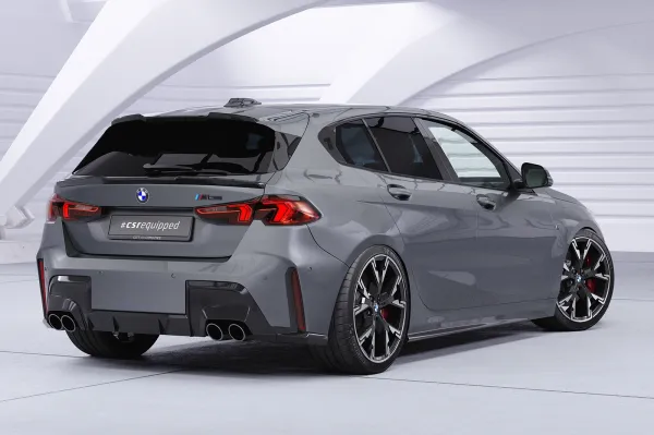 CSR Heckspoiler | Heckflügel mit ABE für BMW 1er F70 M Pro / M135 HF280-G Glossy schwarz Hochglanz (keine Lackierung erforderlich)