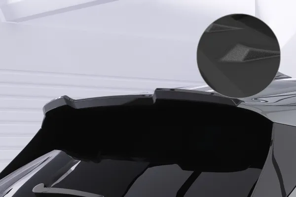 CSR Heckspoiler | Heckflügel mit ABE für BMW 1er F70 M Pro / M135 HF280-S Strukturiert schwarz matt (keine Lackierung erforderlich)