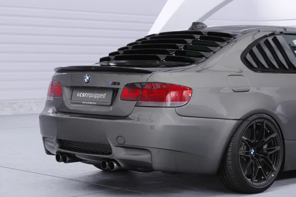 CSR Heckspoiler | Heckflügel mit ABE für BMW 3er E92 Coupe HF251-G Glossy schwarz Hochglanz (keine Lackierung erforderlich)