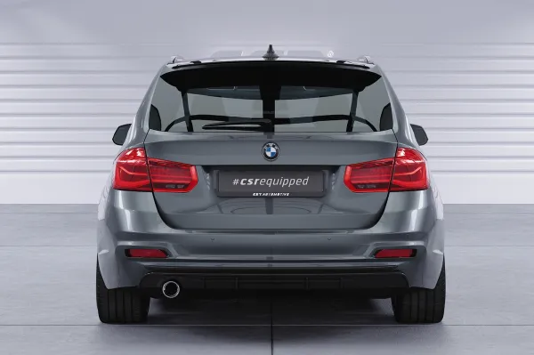 CSR Heckspoiler | Heckflügel mit ABE für BMW 3er F31 Touring HF751-M Carbon Look matt strukturiert (keine Lackierung erforderlich)
