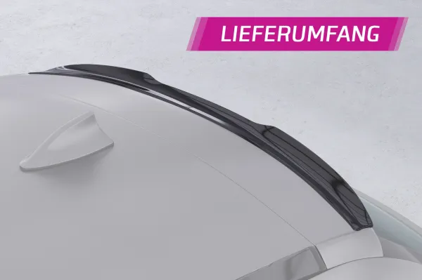 CSR Heckspoiler | Heckflügel mit ABE für BMW 5er F11 Touring HF114-S Strukturiert schwarz matt (keine Lackierung erforderlich)